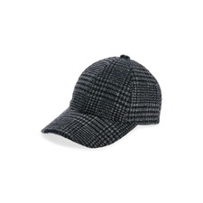 Robert Barakett Duncan Plaid Baseball Cap, Main, color, Navy