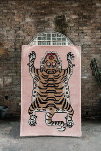 Blush Pink Tibetan Tiger Ru...