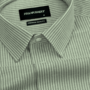Green Small Strip Down Button Oxford Cotton Shirt