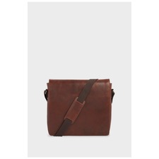 Osprey London The Smithy Large Leather Messenger Bag, Main, color, Cognac