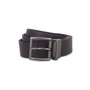 Vince Pebble Leather Belt, Main, color, Cacao Brown/ Matte Gunmetal