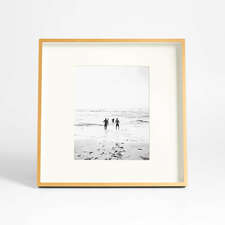 View Brushed Brass 8x10 Picture Frame - image 1 of 12