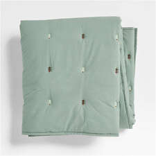 View Puffy Down Tree Icon Green Kids Throw Blanket - image 1 of 7