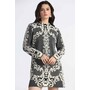LACE JACQUARD KNITTED TUNIC