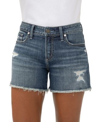 Women's Suki Mid-Rise Denim Shorts