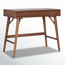 Lundquist  Wood Desk, Brown