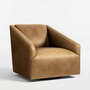 View Baron Leather Swivel A...