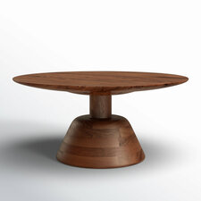 James Solid Wood Coffee Table, Brown