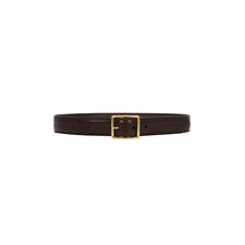 NILI LOTAN Gabriele Belt in Espresso &amp; Antique Gold Buckle | REVOLVE