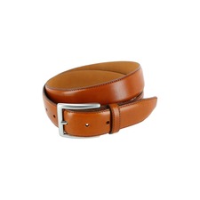 Trafalgar Orion Smooth Calfskin 35mm Dress Belt, Main, color, Tan