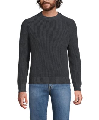  Men's Cotton Drifter Saddle Crewneck Shaker Sweater