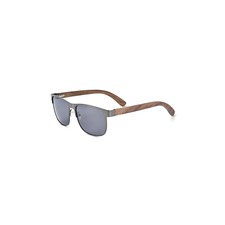 EARTH WOOD Troon Polarized Sunglasses, Main, color, Dark Brown/Black