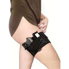 Adjustable Lace-Up Thigh Holster for Women - Concealed Carry Gun Holster for Outdoor Activities and Everyday Use