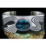 Alton Bedonie Apache Blue Turquoise Bracelet