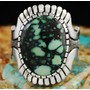Alton Bedonie Poseidon Spiderweb Variscite Ring