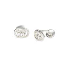  Gucci 'Silver Britt' Cuff Links