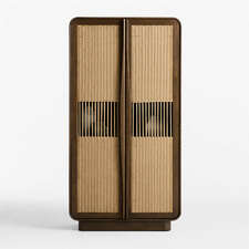 View Talay 44" Fumed Oak Closed Storage Cabinet - image 1 of 6