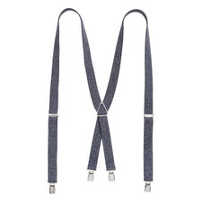 Suspenders | Dark blue melange | Men 