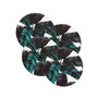4-pack Coasters | Dark blue/leaf | Home |
