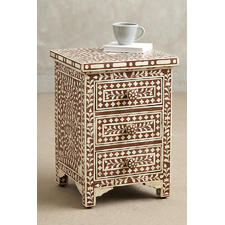  Bone Inlay Nightstand