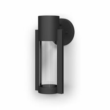 Eddy Aluminum 12'' H LED Outdoor Wall Light, Black