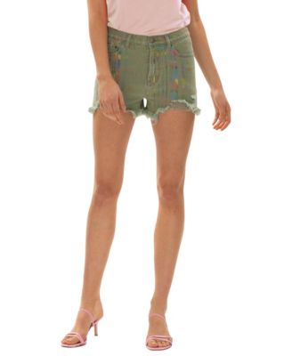 Women's Paloma Over The Rainbow High-Rise Denim Shorts
