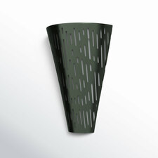 Delarosa Single Light Cone Outdoor Iron Wall Light