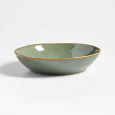 View Marin Sage Green Stoneware Low Bowl - image 1 of 7