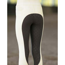 Two-Tone Cream and Brown Show Tights – Classic Competition Wear
