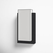 Single Light Outdoor Aluminum LED Wall Light, 15" H x 8" W x 4" D