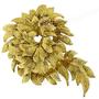 18k Yellow Gold Foliage Pin