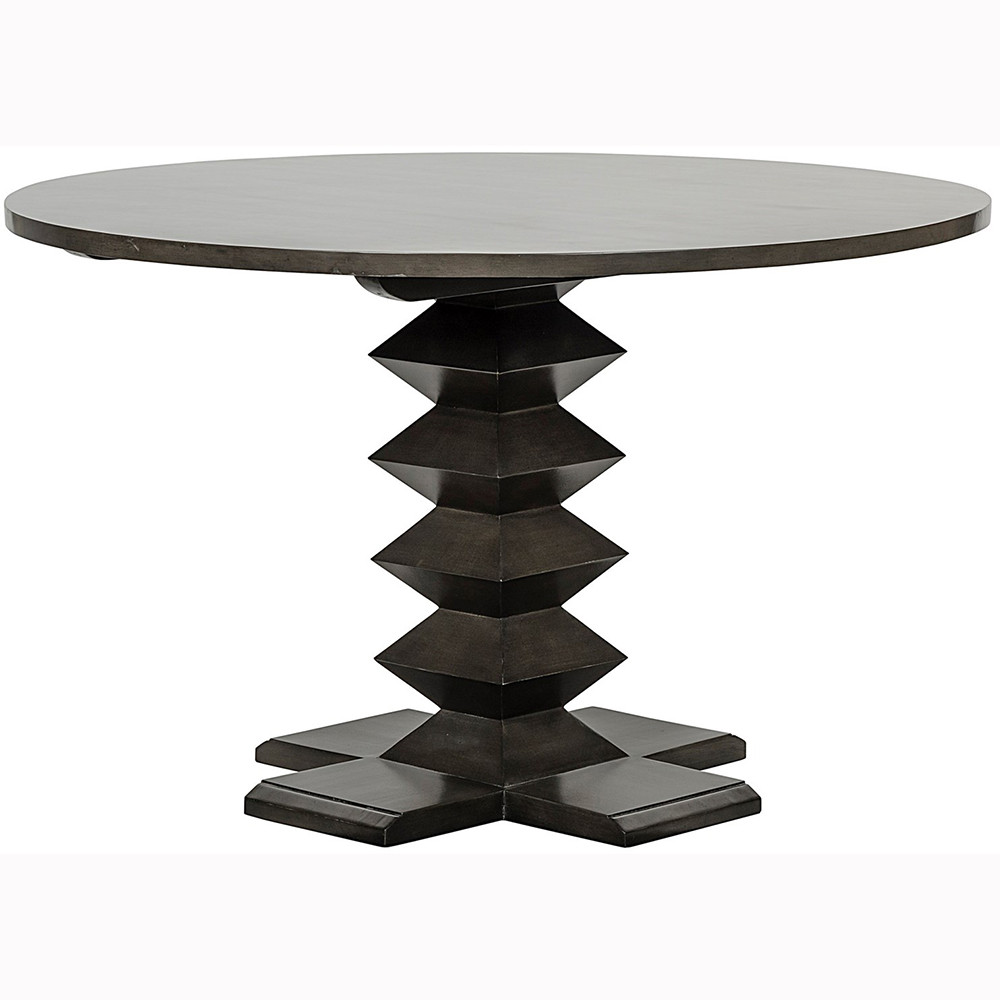 Noir - 48" Zig Zag Dining T...