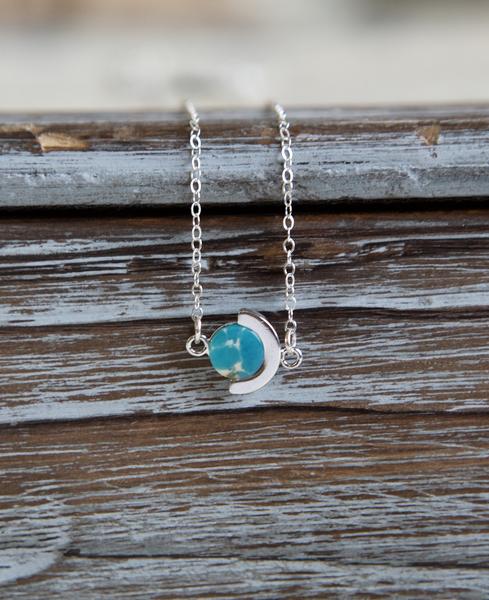 Sky Blue Marble Circular St...