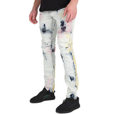 The Bannister Moto Denim in Ice