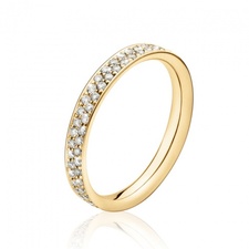 18ct Yellow Gold "Magic" Pave Set Diamond Multi Stone Ring