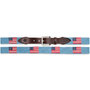 American Flag Needlepoint Belt