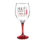  FORMATION BRANDS LLC All I Need Is Wine & Mascara Wine Glass
