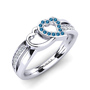 Order GLAMIRA 375 White Gold / Blue Topaz Ring | GLAMIRA.com
