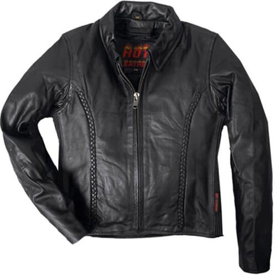 Ladies Leather Jacket With ...