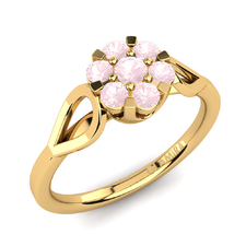 Rose Quartz- 585 Yellow Gold Ring | GLAMIRA.com