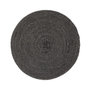 Round Placemat | Charcoal gray | Home 