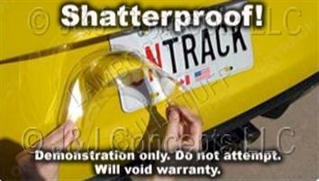 Anti Photo-Radar license plate cover