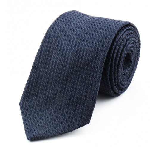 Dusty Blue Grenadine Silk Tie