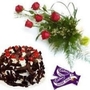 6 Roses and Cake Combo - Send Flowers Philippines