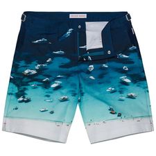 Boat Party Photographic Long-Length Swim Shorts