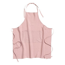 Washed Linen Apron | Dusky pink | Home |