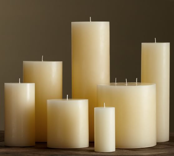 PB Pillar Candle - Ivory