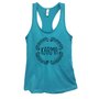 Womens Karma Grapahic Design Fitted Tank Top – WomensTankTops.com
