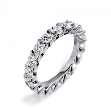 Platinum Diamond Full Eternity Ring 1U19B