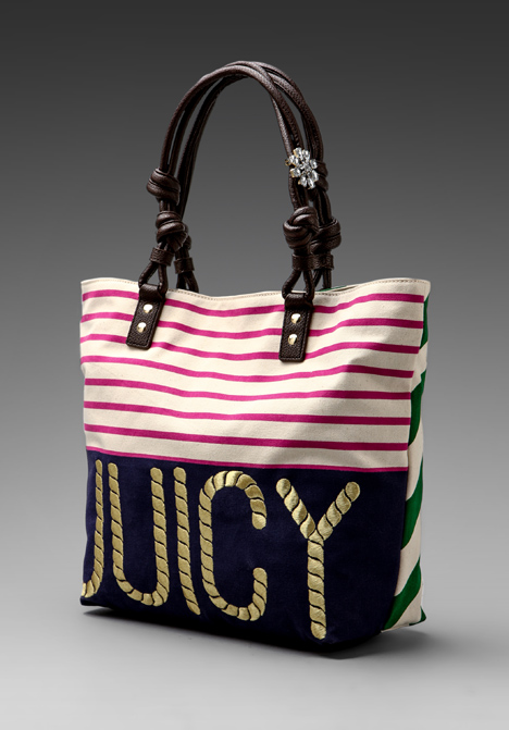 JUICY COUTURE Sailor Girl Canvas Tote in Multi at Revolve Clothing - Free Shipping!